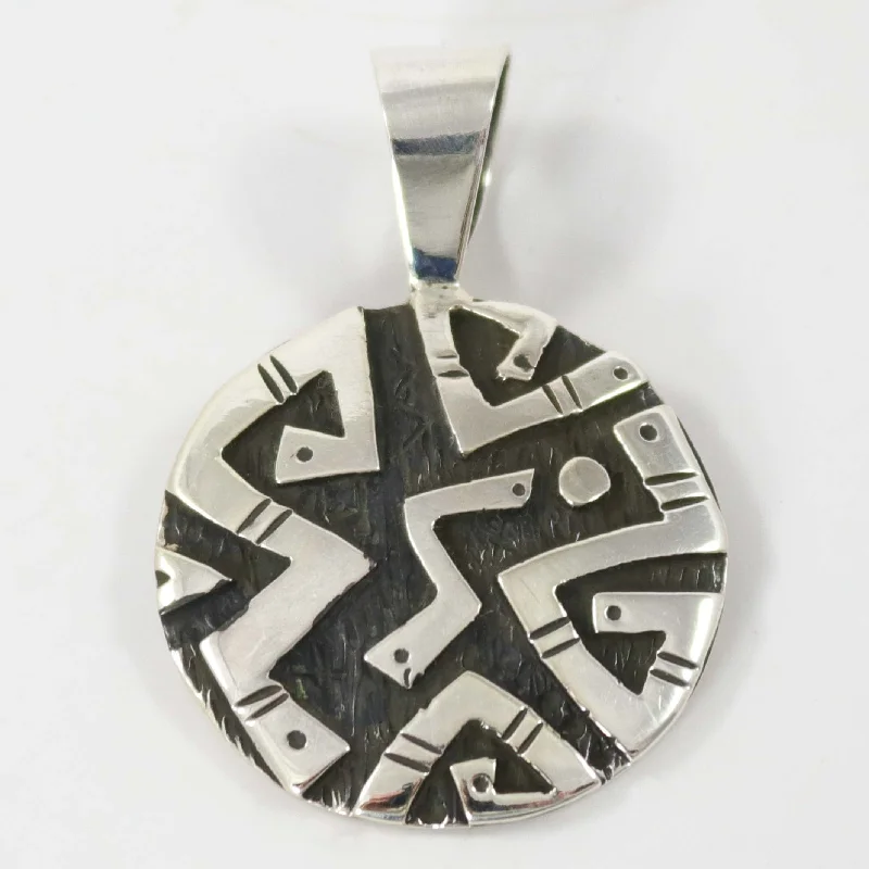 Reversible Petroglyph Pendant