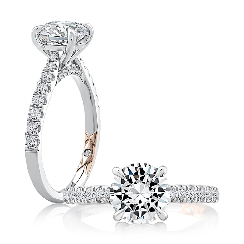 A. JAFFE Diamond Engagement Ring