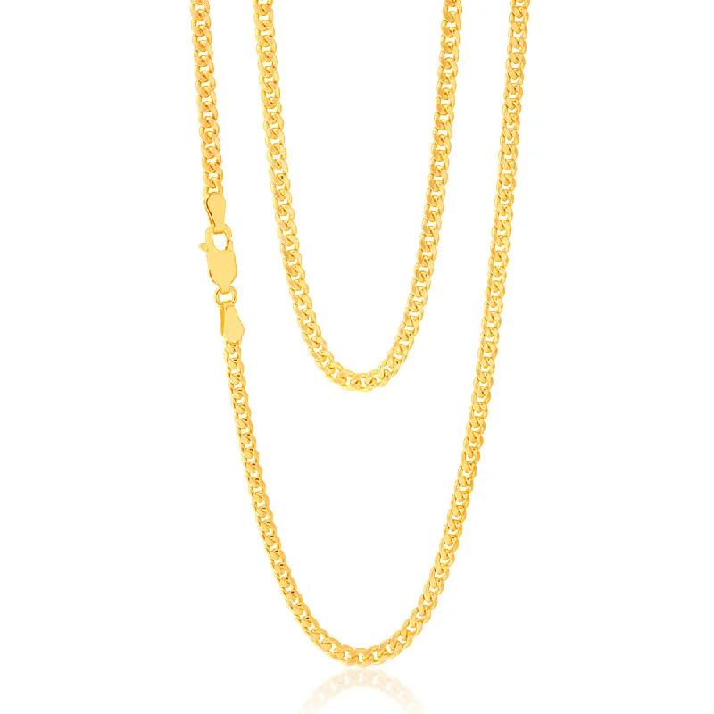 9ct Yellow Gold Filled 50cm Curb Chain