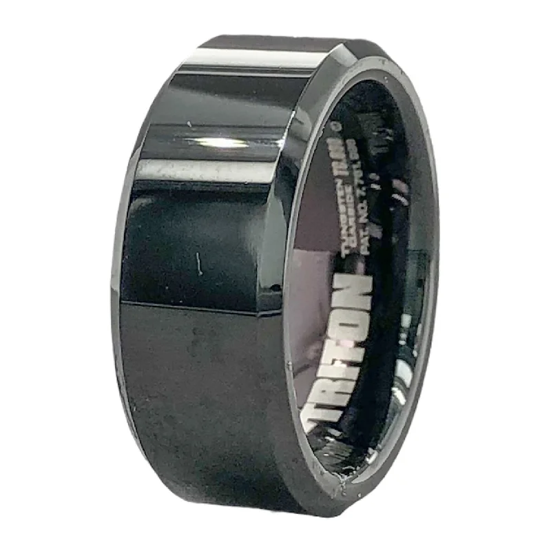 Black Tungsten Carbide Band - 8mm