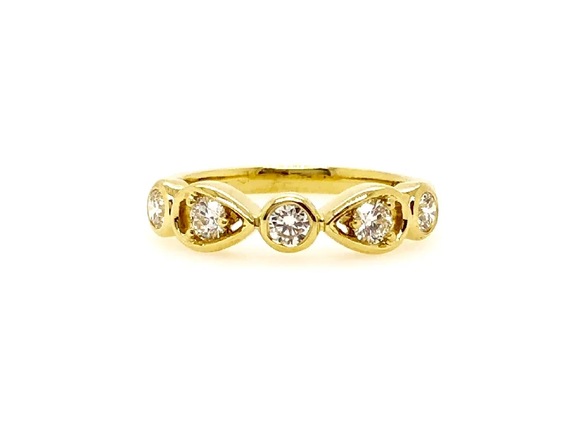 Forevermark Yellow Gold "Tribute" Diamond Fashion Band