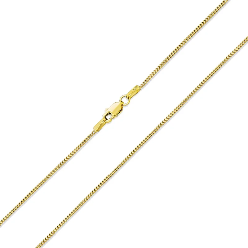 GENUINE 14K Gold Rolo Link Cable Cuban Chain Necklace 2MM Men Unisex 16-24 Inch