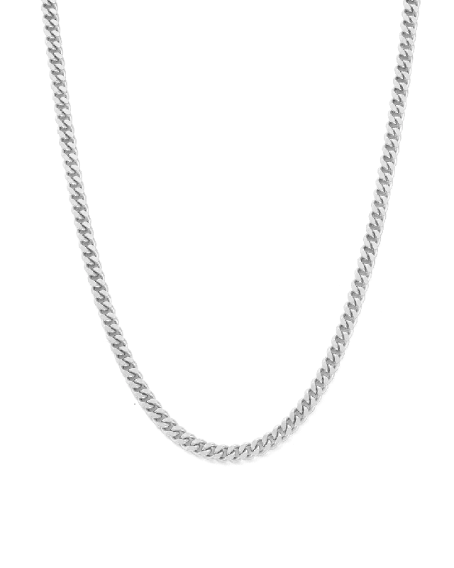 GLOW CHAIN NECKLACE (STERLING SILVER)