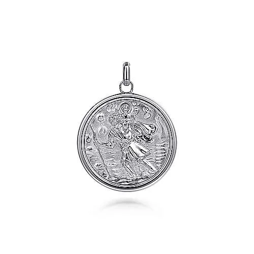 SS 32mm St. Christopher Medal