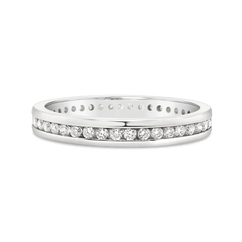 White Gold Diamond Eternity Band