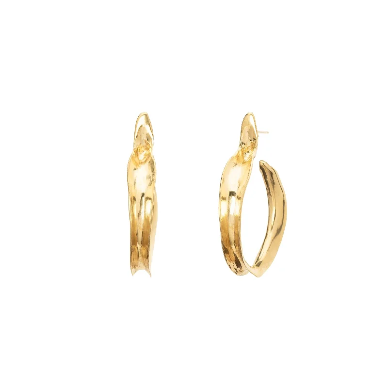 Kiki Earrings - Brass