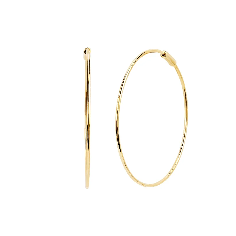 Perfect Hoops - Yellow Gold