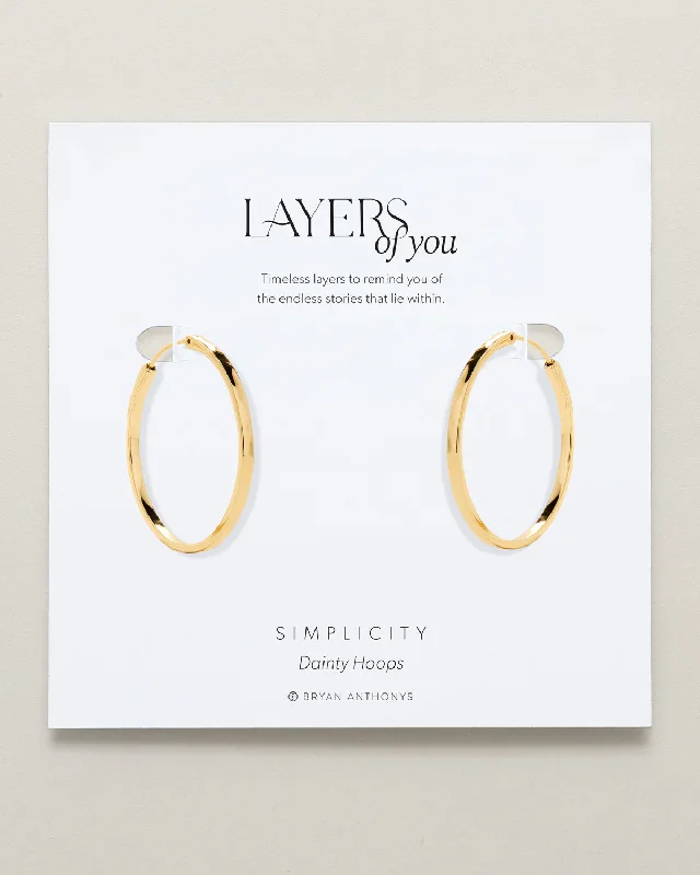 Simplicity Dainty Hoop Earrings