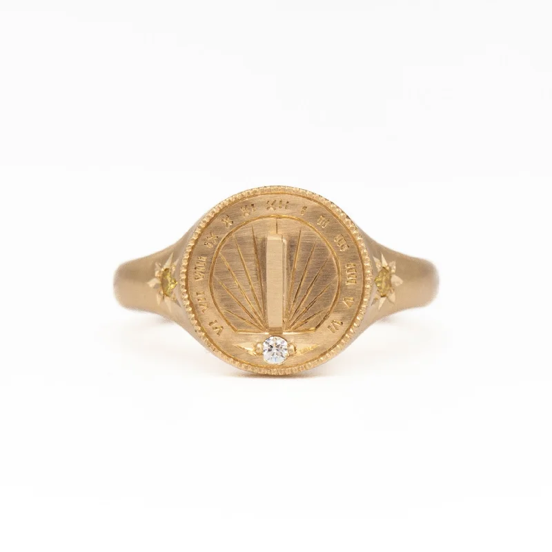 Golden Hour Signet Ring