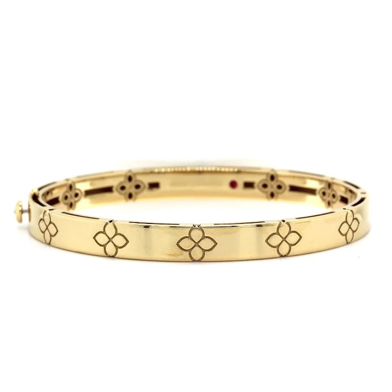 Roberto Coin 18K Yellow Gold Love in Verona Bangle