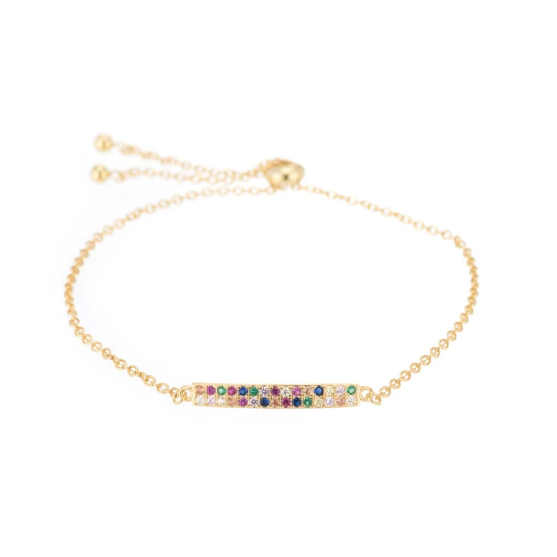 Multi Color CZ, Gold