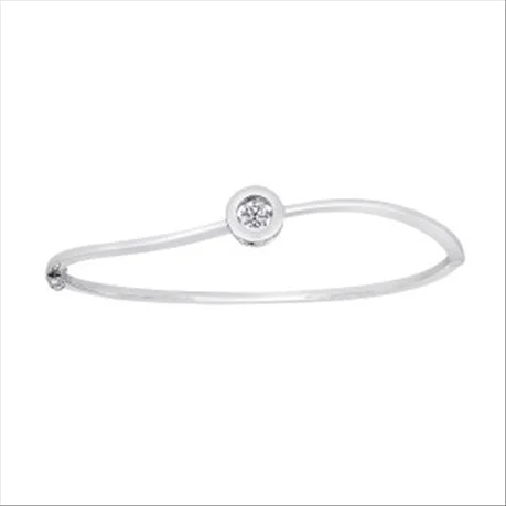 1/7ctw Diamond 14K Rhythm of Love Bracelet